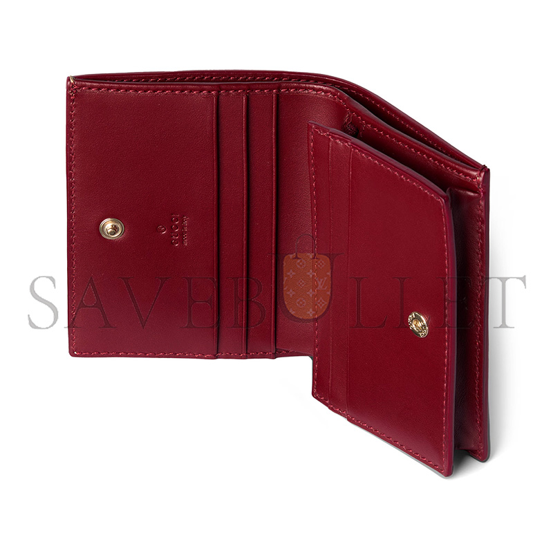 Gvc*1 gg small wallet with owl detail 818767 (11*8*3cm)